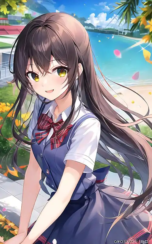 栗子漫画 海边少女